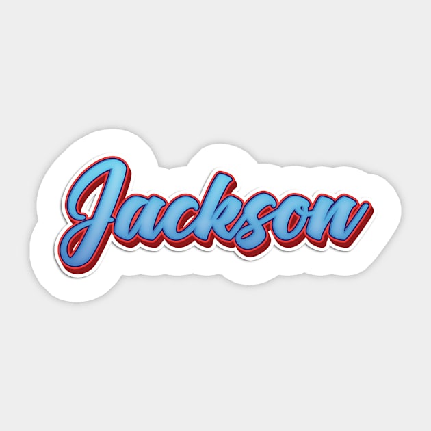 Jackson Sticker by ProjectX23